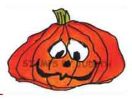 I-182 Lg. Silly Pumpkin